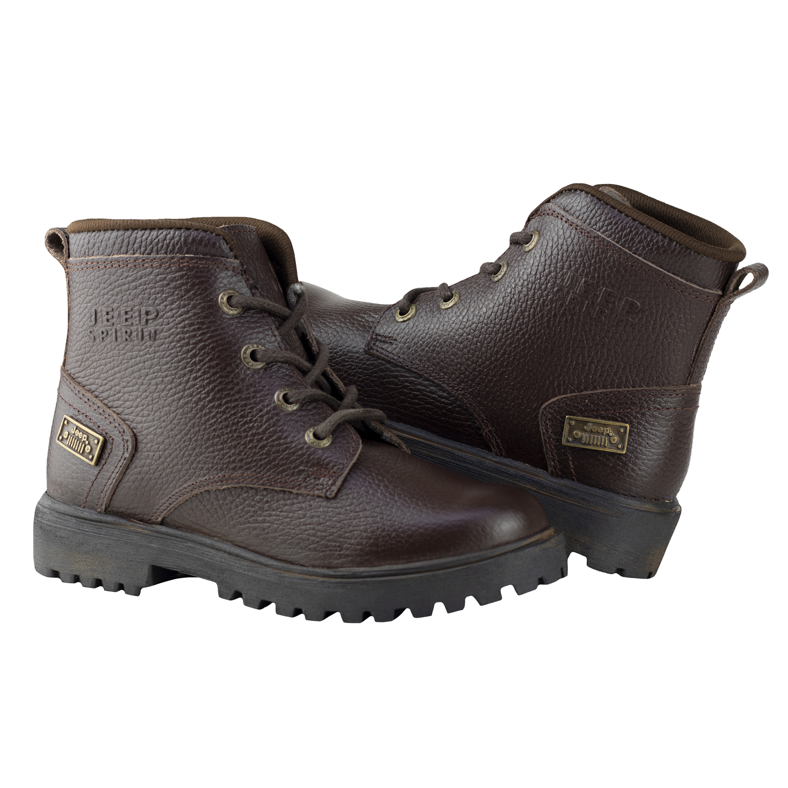 Botas Urbanas Jeep Spirit Aventura Moderna Mujer 210153 Café