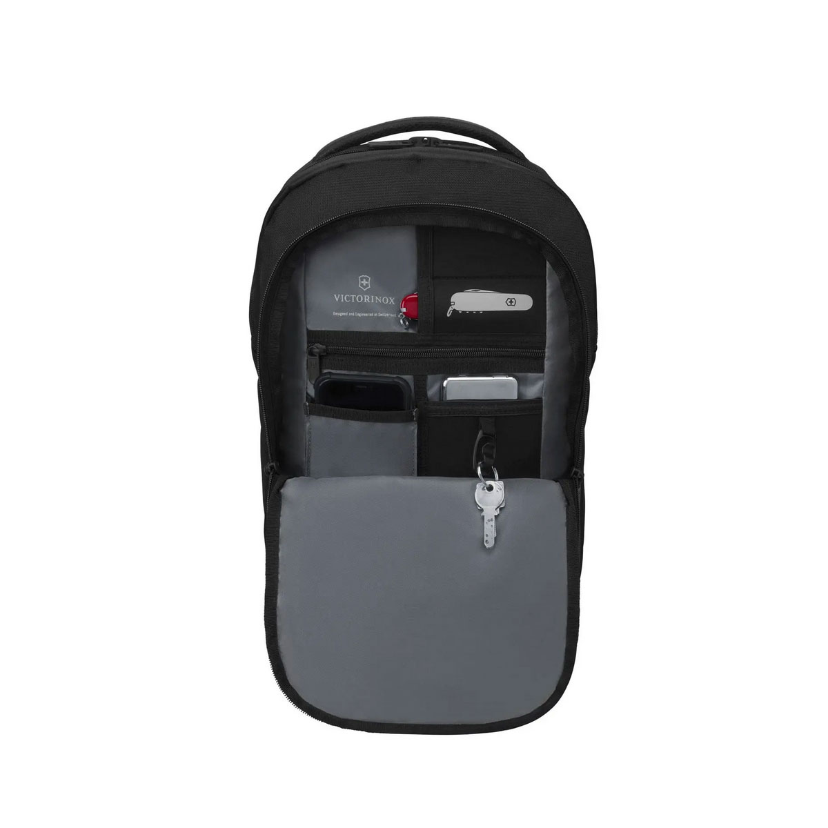 Mochila con almacenamiento multifuncional Vx Sport EVO Compact, color Negro, Victorinox