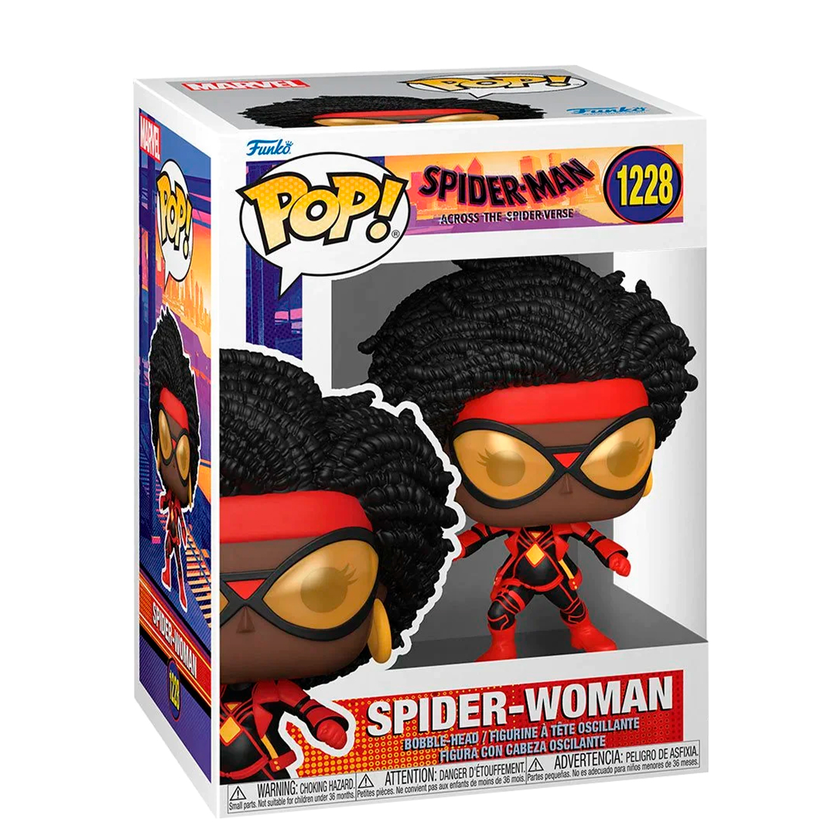 Funko Pop Spider Woman #1228 Spider Man A Traves Del Spider Verso Fig Original
