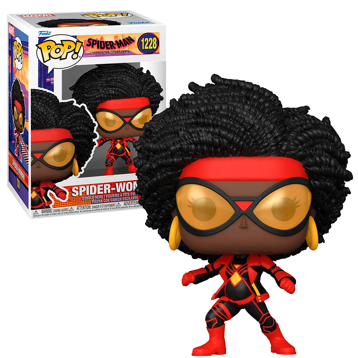 Funko Pop Spider Woman #1228 Spider Man A Traves Del Spider Verso Fig Original