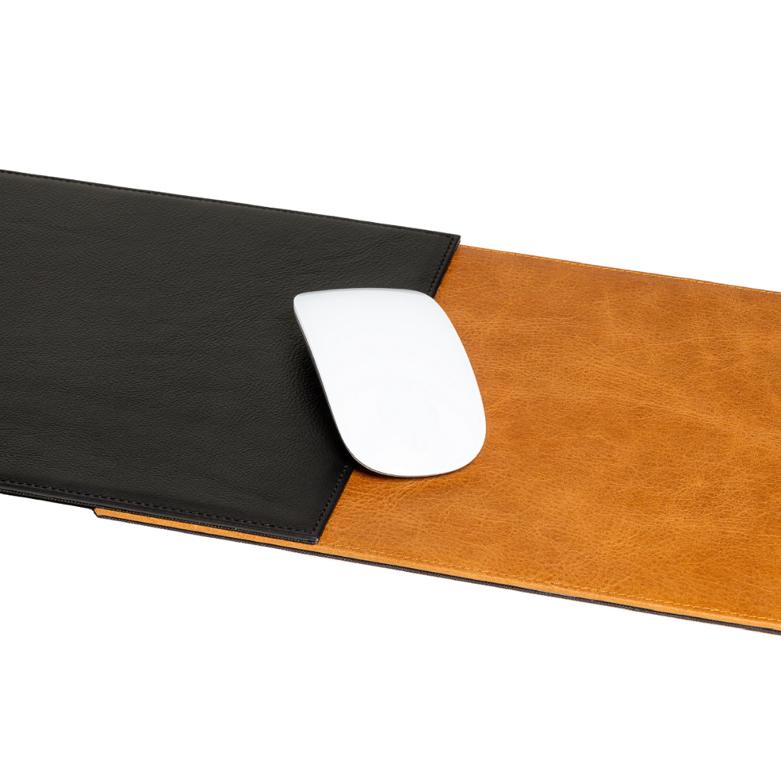 Tapete Para Mouse De Piel Elegante / Mouse Pad (marca Daju) NEGRO