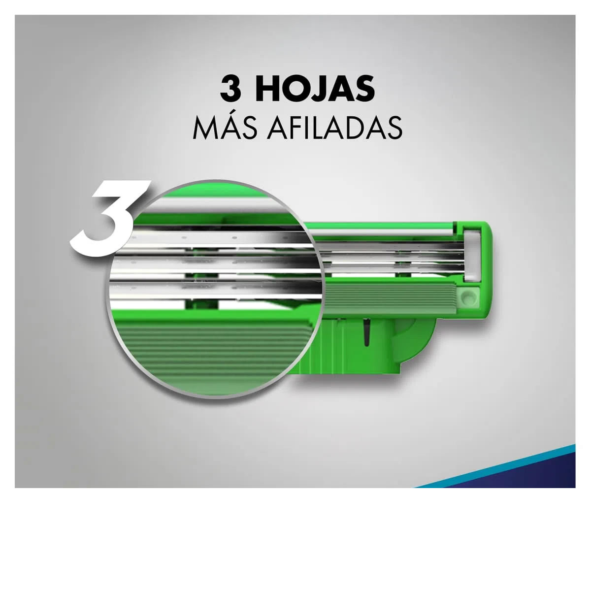 Rastrillo Recargable Con 9 Repuestos Gillette Mach 3 SMS