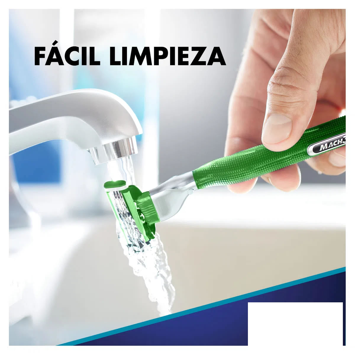 Rastrillo Recargable Con 9 Repuestos Gillette Mach 3 SMS