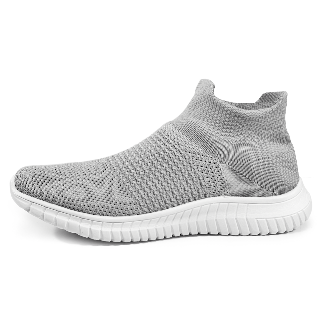 Tenis Tipo Calcetines Para Hombre Gris Est3005 Ebony Sport