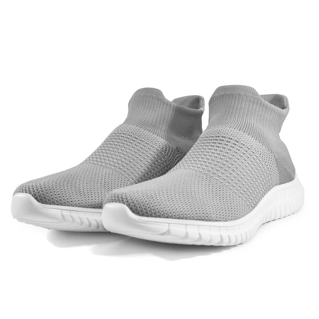 Tenis Tipo Calcetines Para Hombre Gris Est3005 Ebony Sport