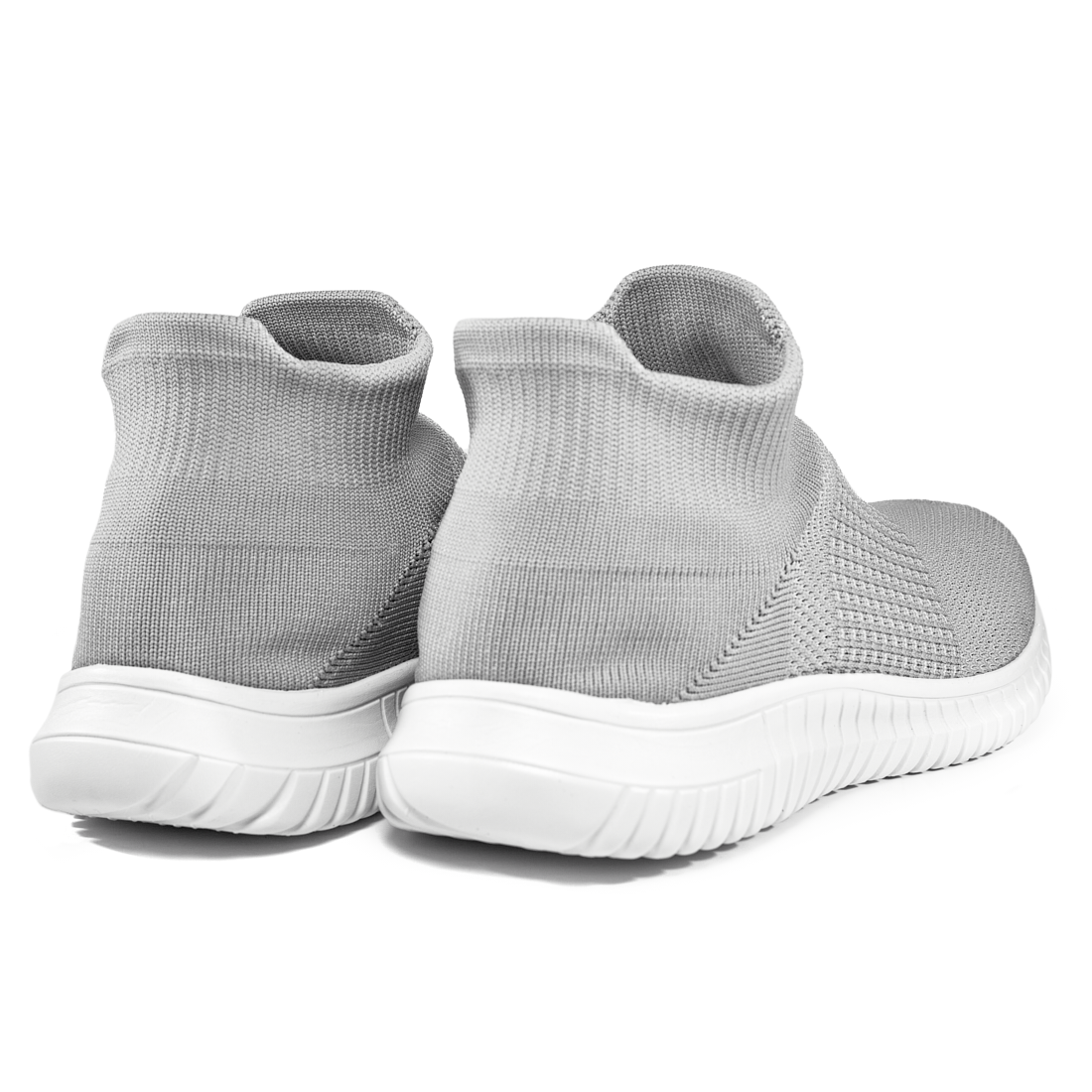 Tenis Tipo Calcetines Para Hombre Gris Est3005 Ebony Sport