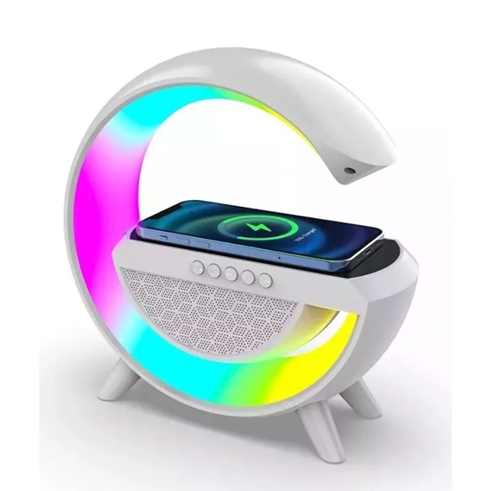 Cargador Inalambrico, Lámpara De Atmosfera, Bocina Bluetooth