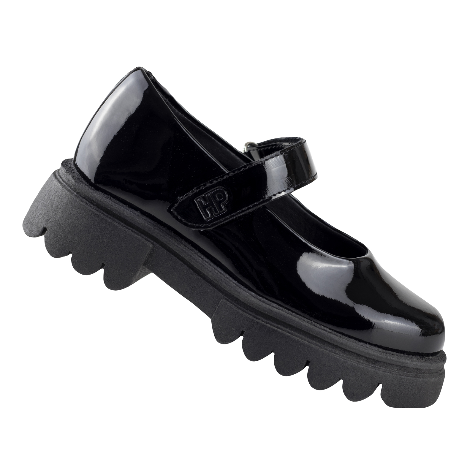 Zapato De Charol Niña Hush Puppies Escolar 1432 Negro 22-25