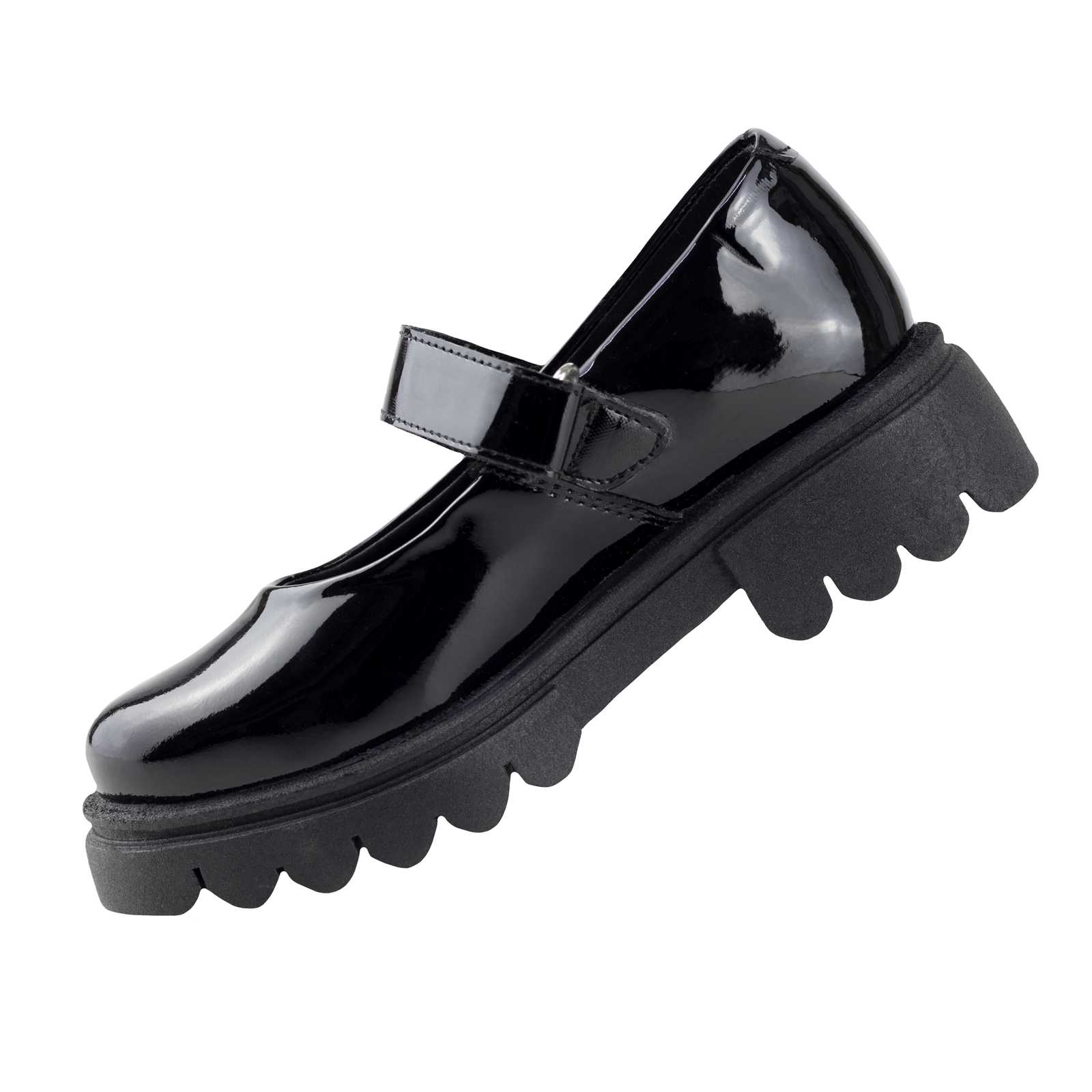 Zapato De Charol Niña Hush Puppies Escolar 1432 Negro 22-25