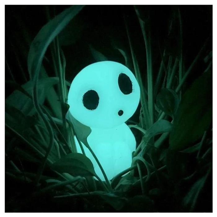 Muñecos que brillan de noche MXTWB-001-4 10 Pzs Muñeco Azul Fluorescente Resina Transparente Muñecos al Azar, TwinkyBlue