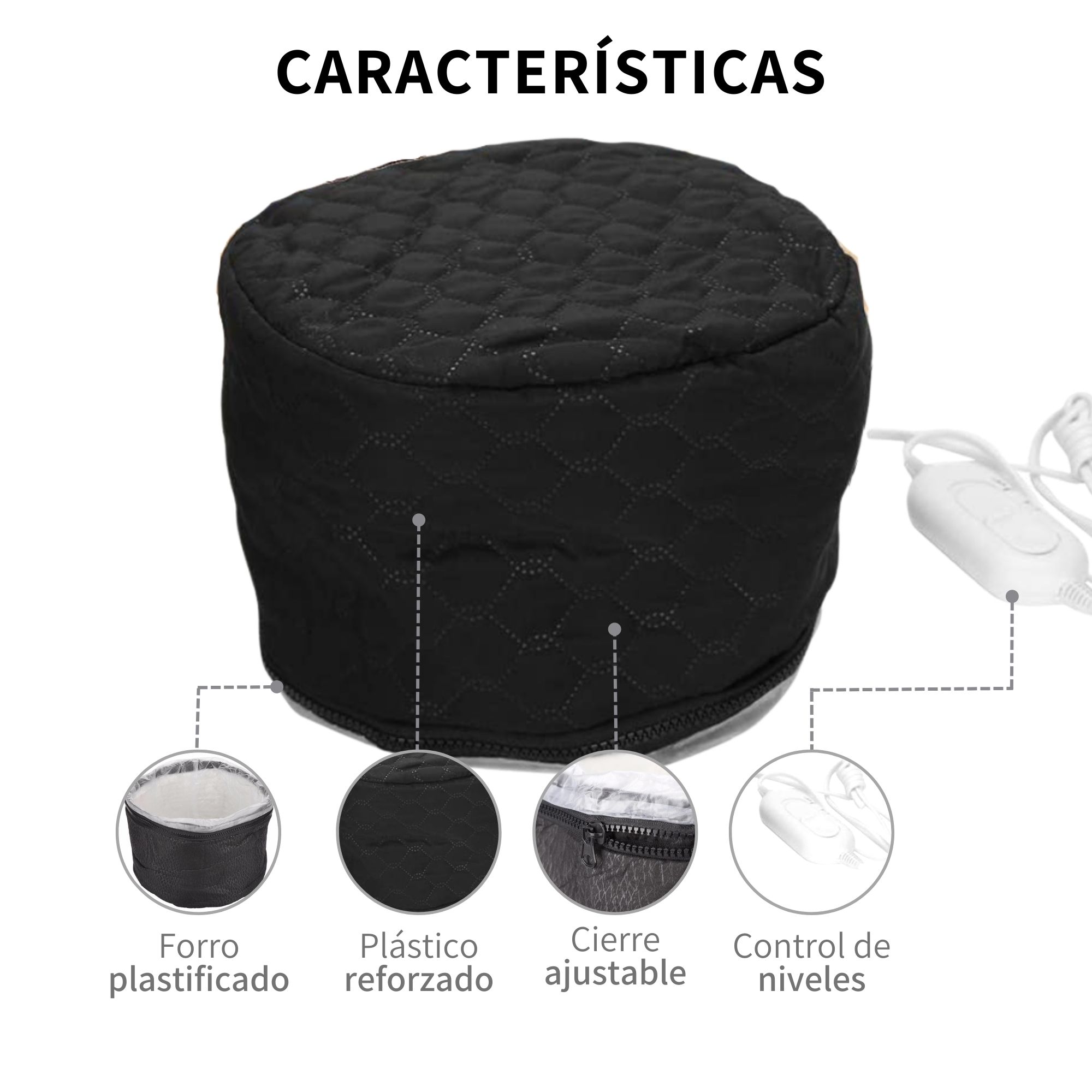Gorro Termico Electrico Para Tratamiento Del Cabello