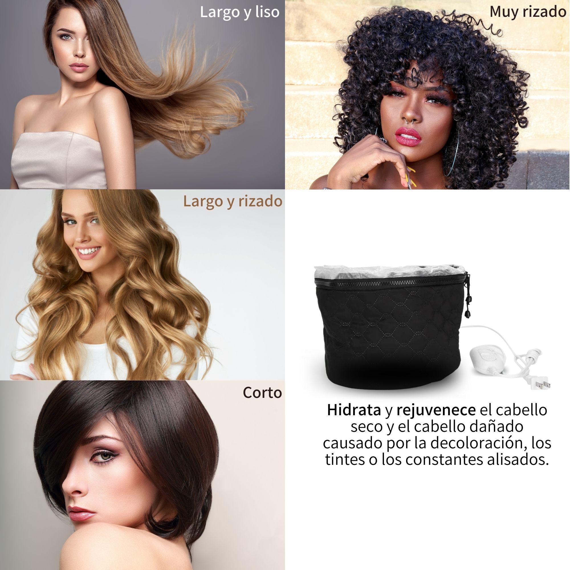 Gorro Termico Electrico Para Tratamiento Del Cabello