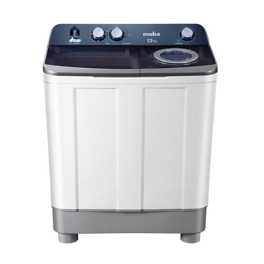 Lavadora Semiautomatica Mabe 13 kg Doble Tina Blanco