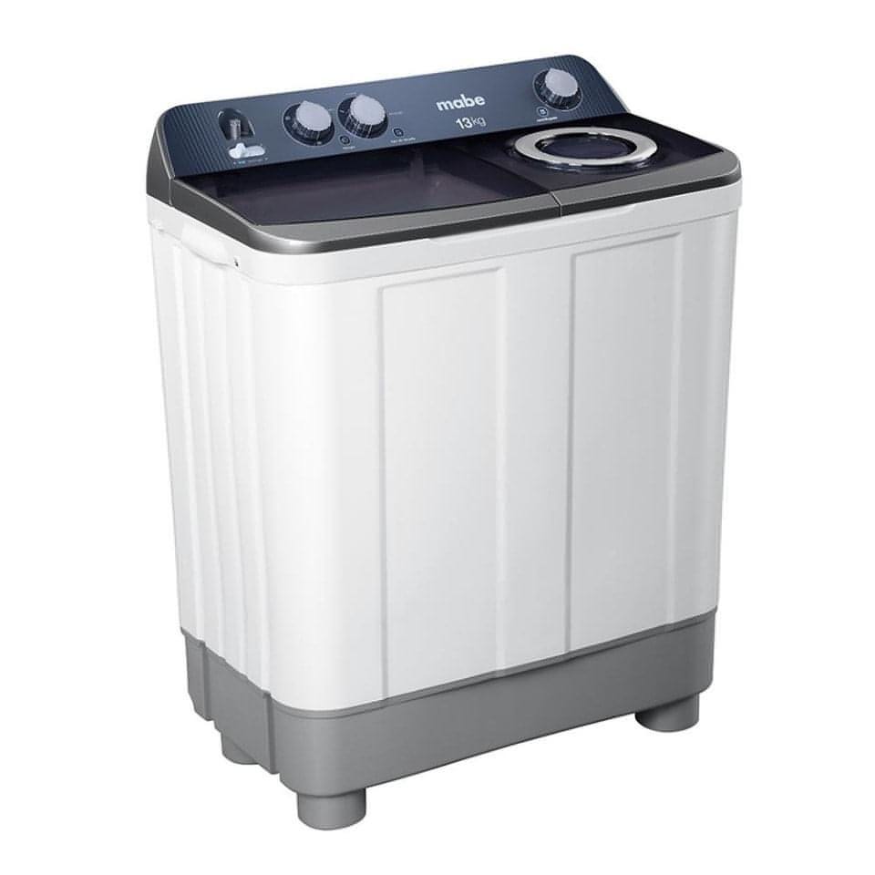 Lavadora Semiautomatica Mabe 13 kg Doble Tina Blanco