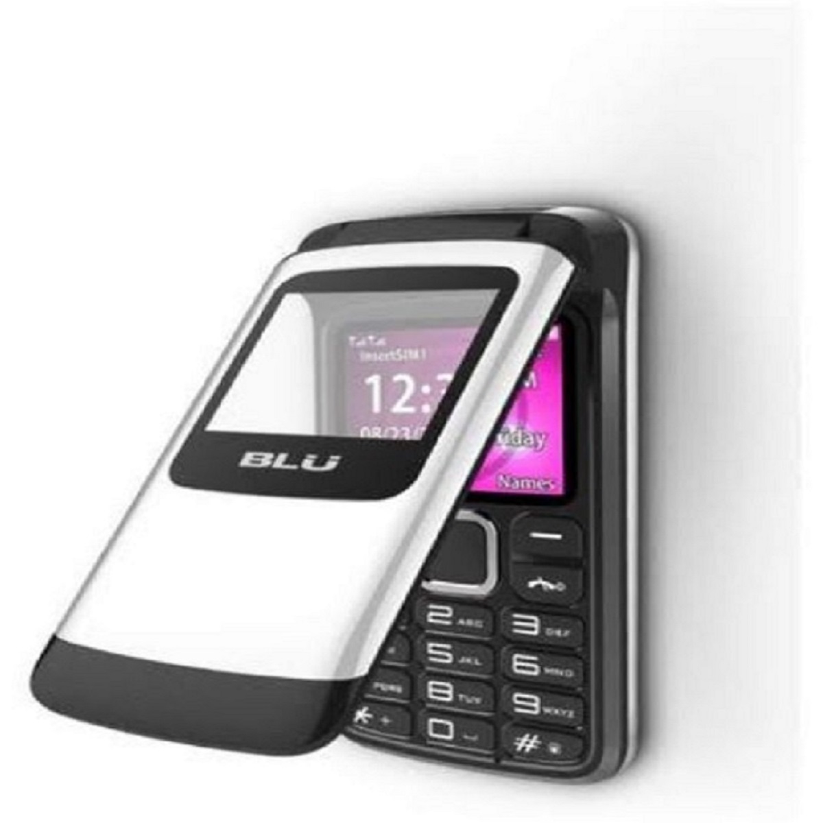 Celular Flip 2G Zoey flex Economico Color Blanco Adultos Mayores