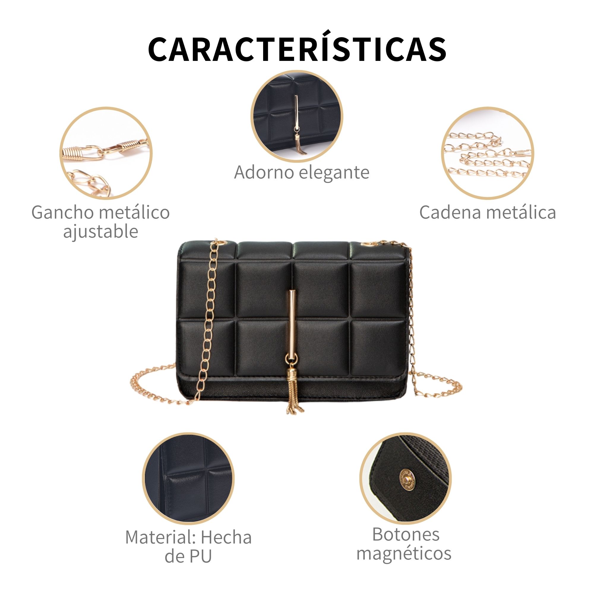 Bolsa de Mulher TUSERXLN Crossbody Para De Cruzadas Elegante