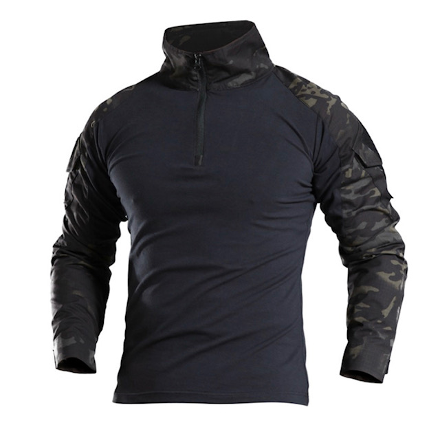 GRAM. Camisola Tactica Militar Rapida Camisola con Cremallera Camisola Manga Larga
