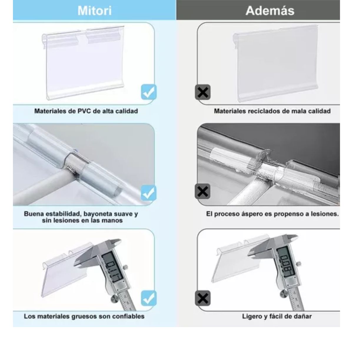 Porta Precio, Rejila, Parrillas, P/ Refrigerador 100 Piezas