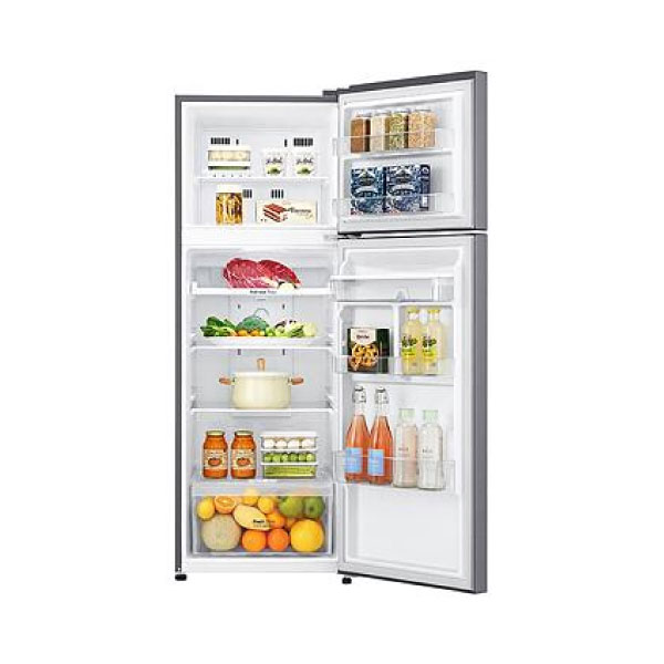 REFRIGERADOR LG INVERTER 11 PIES TOP FREEZER SILVER