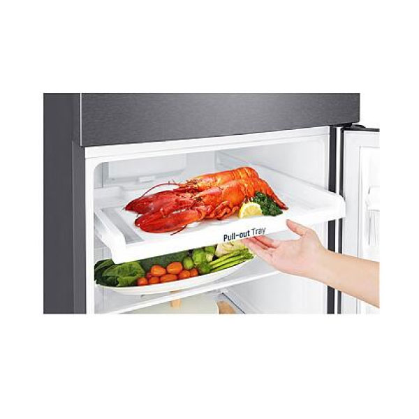 REFRIGERADOR LG INVERTER 11 PIES TOP FREEZER SILVER