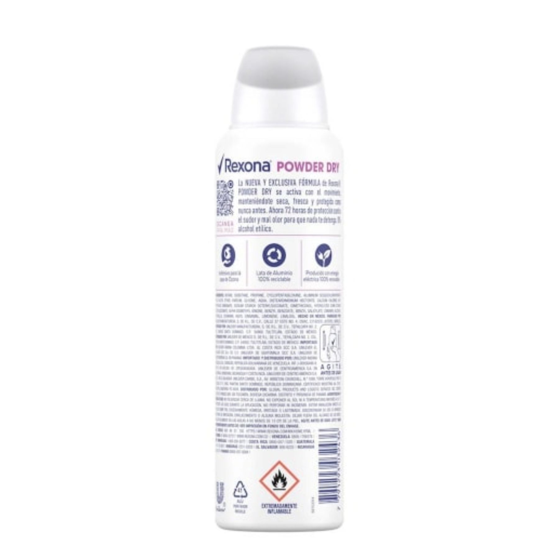 Antitranspirante en aerosol Powder dry 5pzs Rexona CST- ROSA