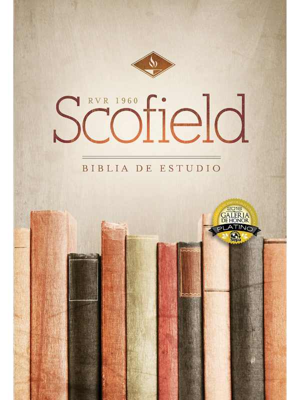 Biblia De Estudio Scofield Rvr 1960, Piel Fabricada con Índice
