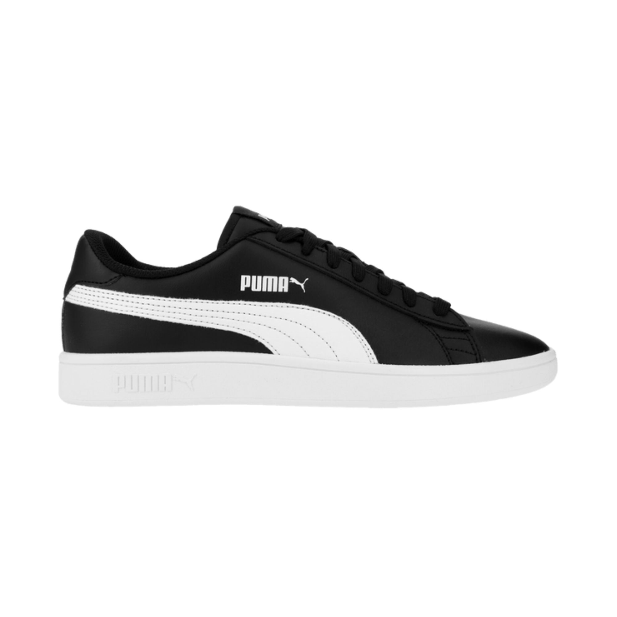 Tenis Puma Smash V2 L Negro con Blanco Hombre Originales 36521504