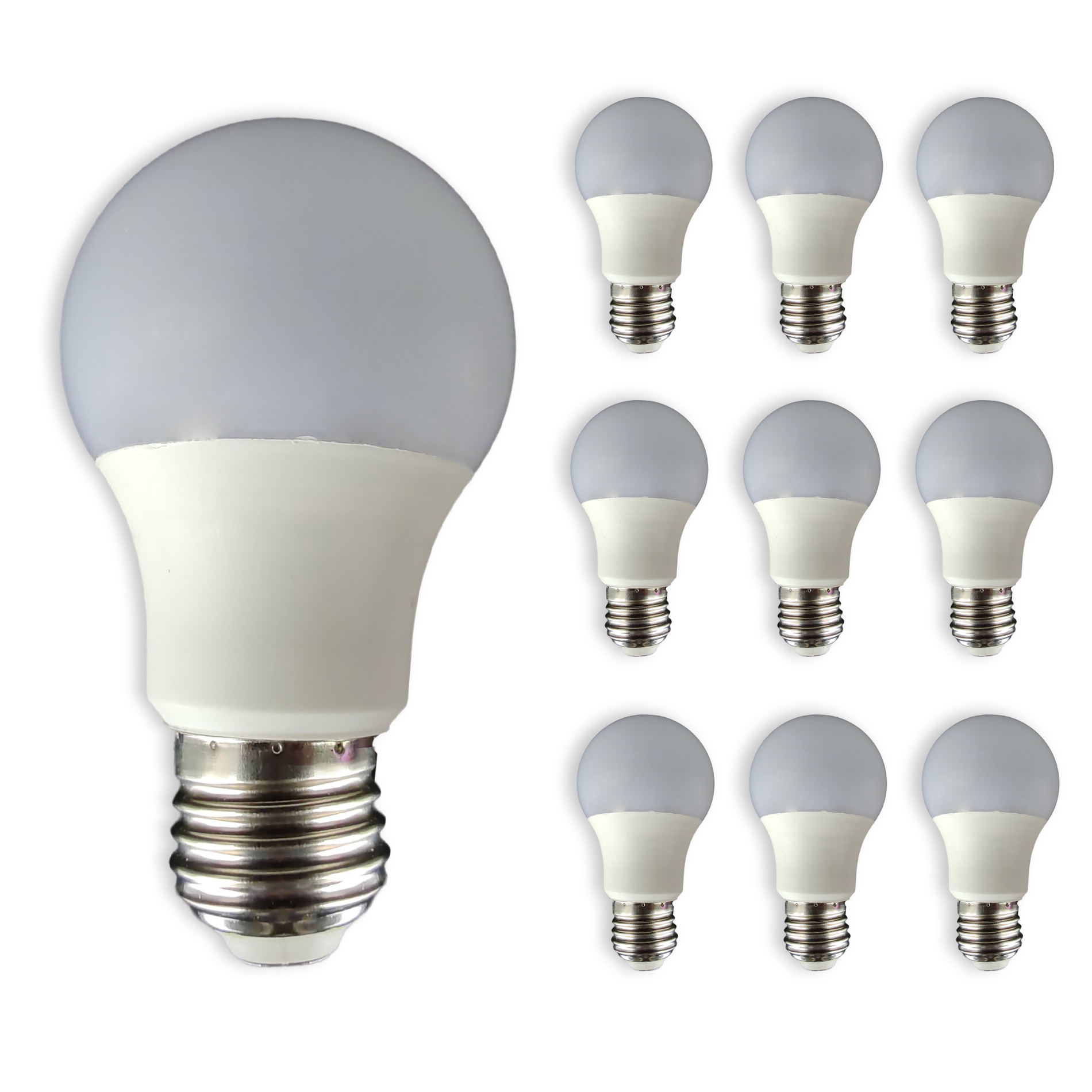 10 Foco Led 15w Tipo Bombilla Luz Blanca Fria