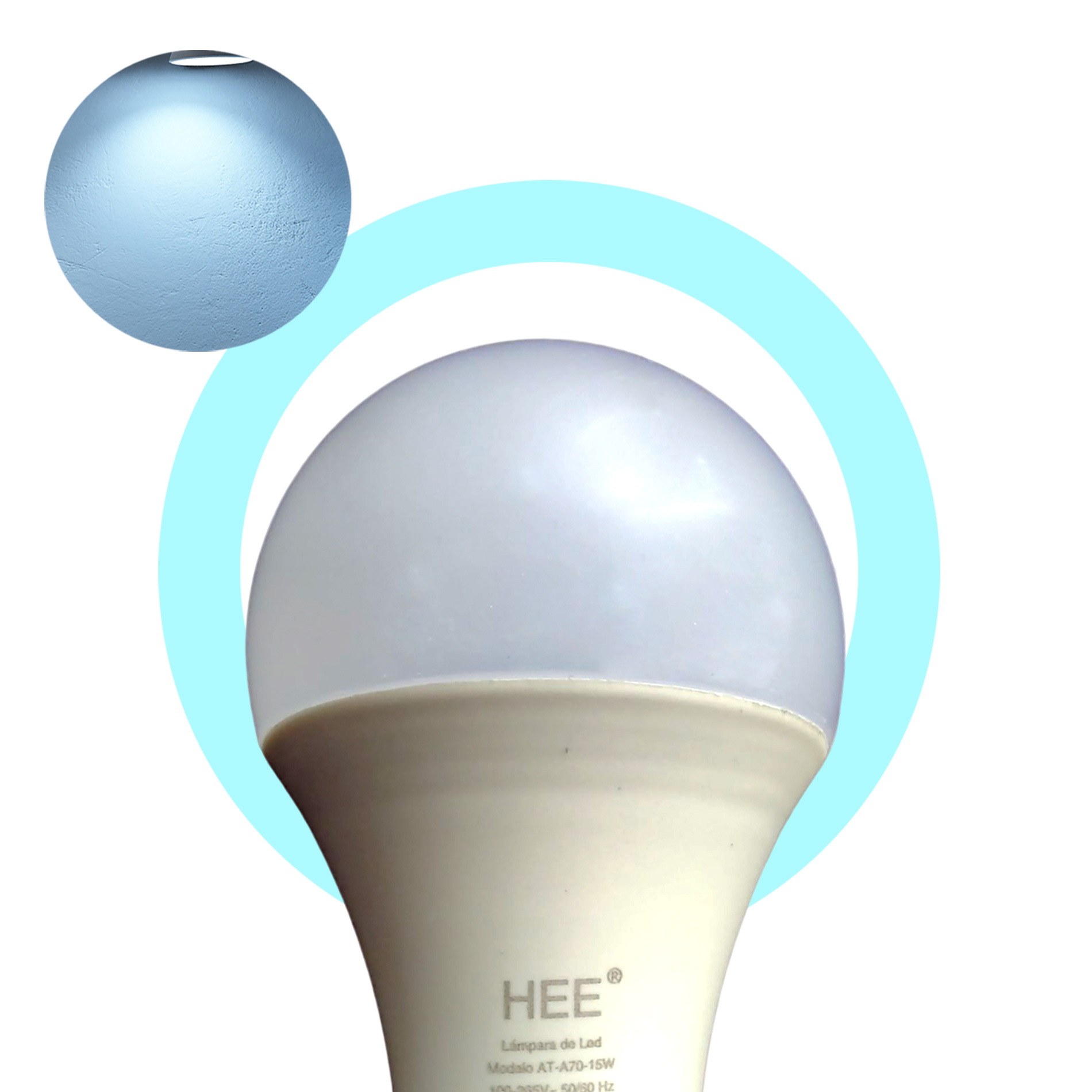 10 Foco Led 15w Tipo Bombilla Luz Blanca Fria