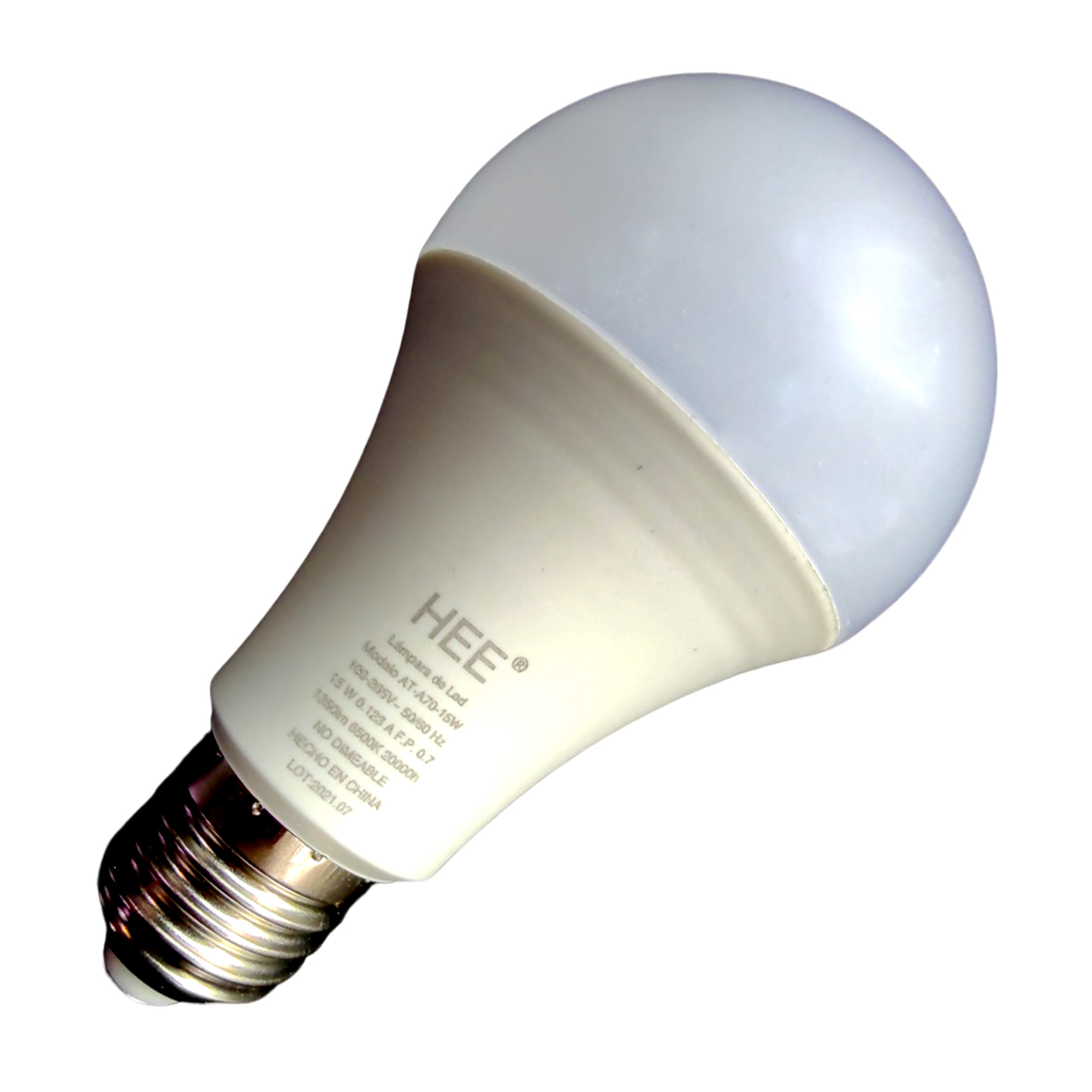 10 Foco Led 15w Tipo Bombilla Luz Blanca Fria