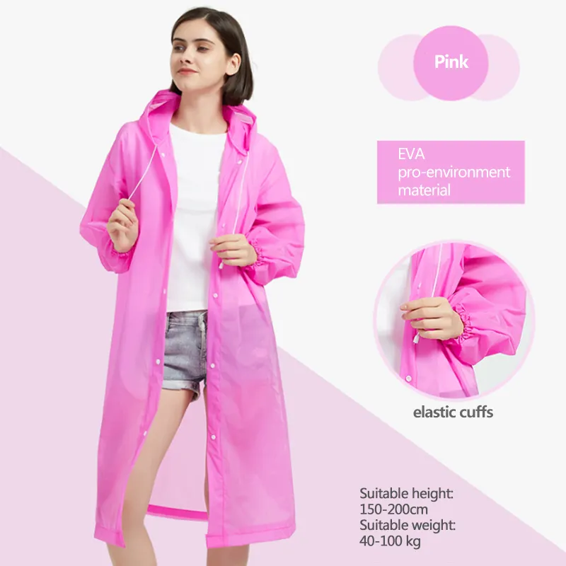 Impermeable con Capucha para lluvias