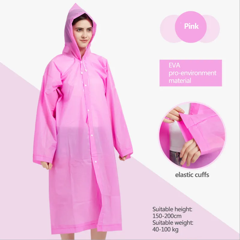 Impermeable con Capucha para lluvias
