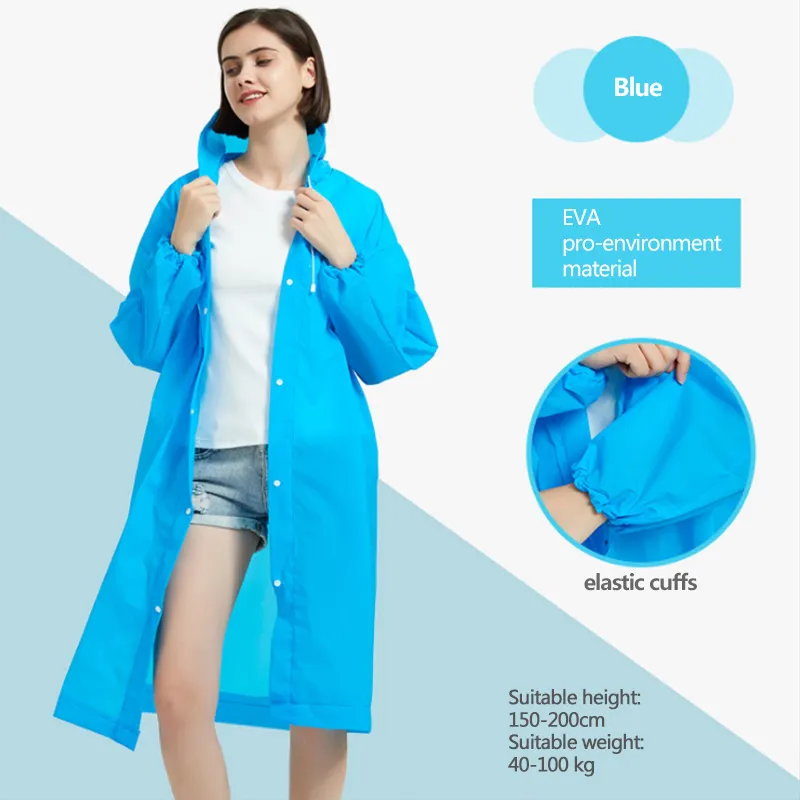 Impermeable con Capucha para lluvias