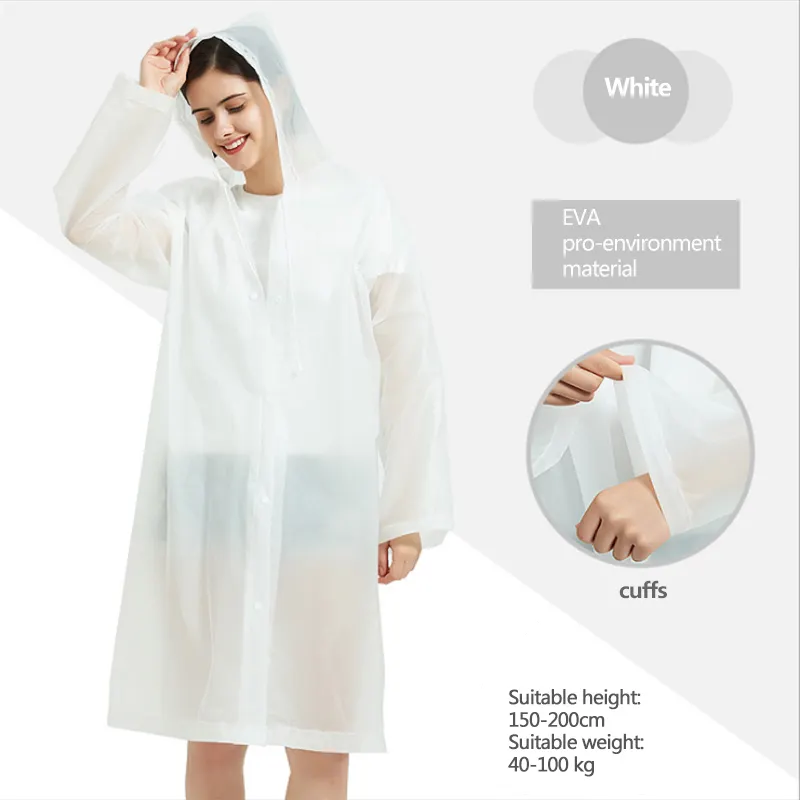 Impermeable con Capucha para lluvias