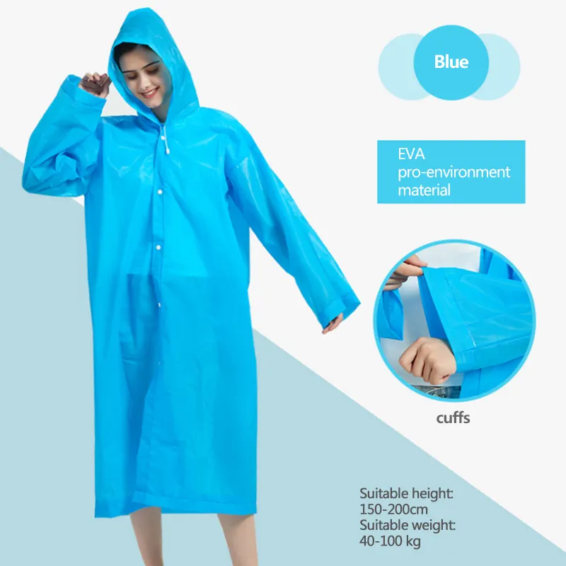 Impermeable con Capucha para lluvias