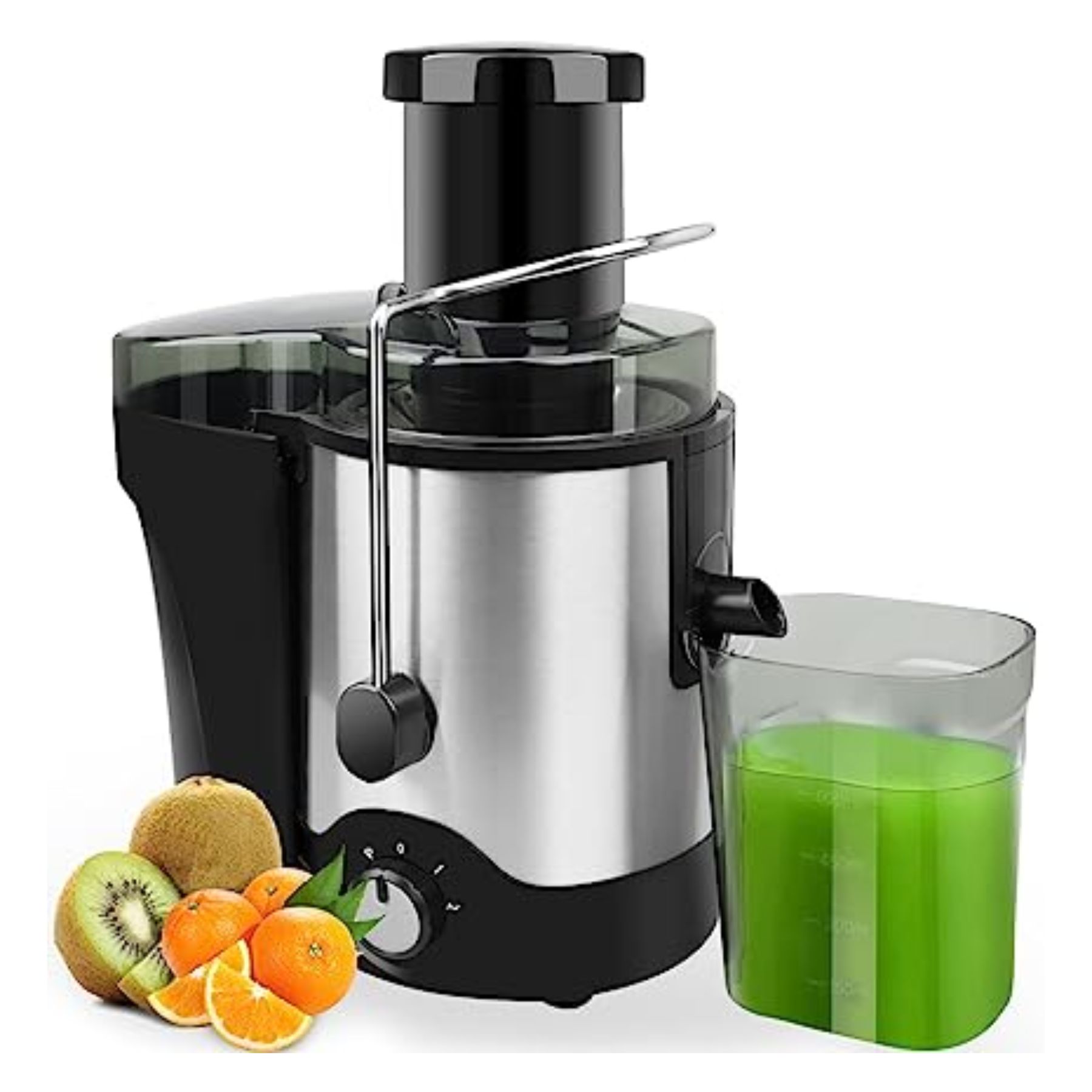 Extractor de Jugo con 2 Velocidades Acero Inoxidable Taurus - Plateado