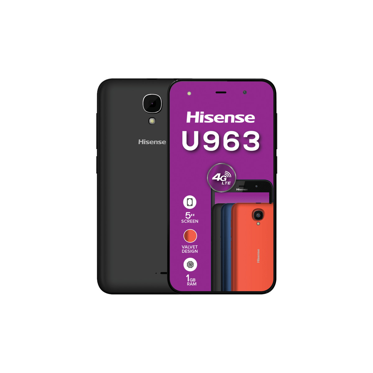 HISENSE U963 1 GB 8 GB 3G NEGRO