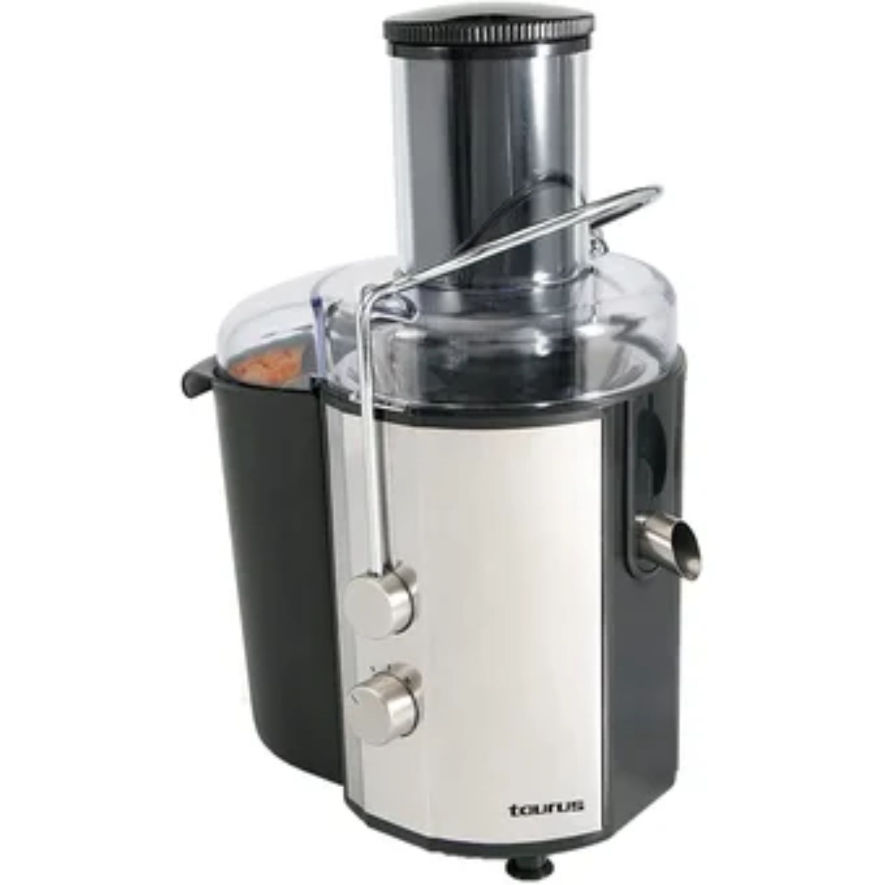 Extractor de Jugo con 2 Velocidades Acero Inoxidable Taurus - Plateado