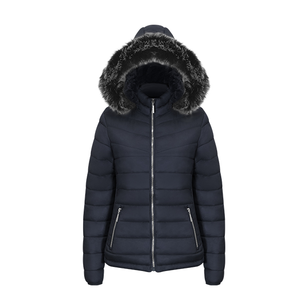 Chamarra para dama Modelo Galita Con gorro desmontable y Afelpada de la parte de adentro 