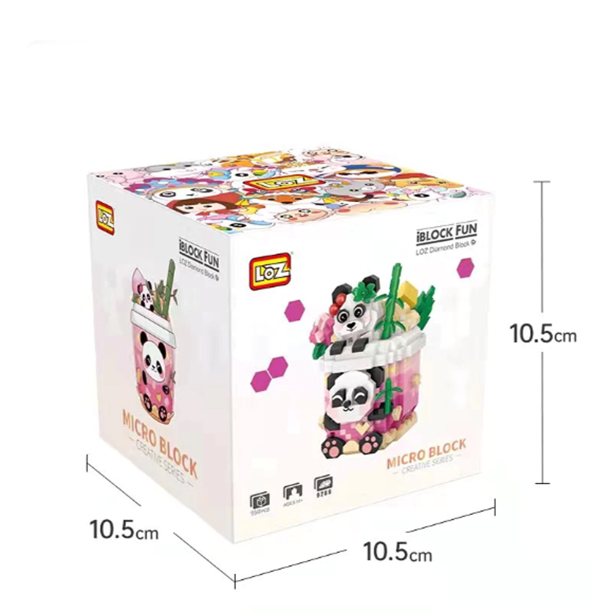 Juguete Bloques De Construccion Jugo De Panda Loz