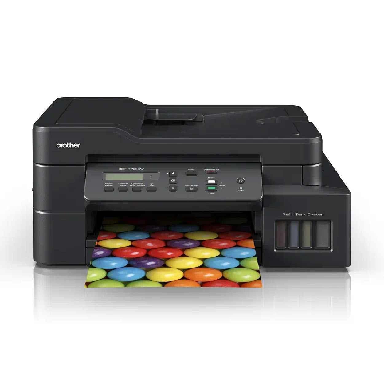 Multifuncional Brother DCP-T720DW Inyección de tinta a color InkBenefit Tank con conectividad inalámbrica e impresión dúplex