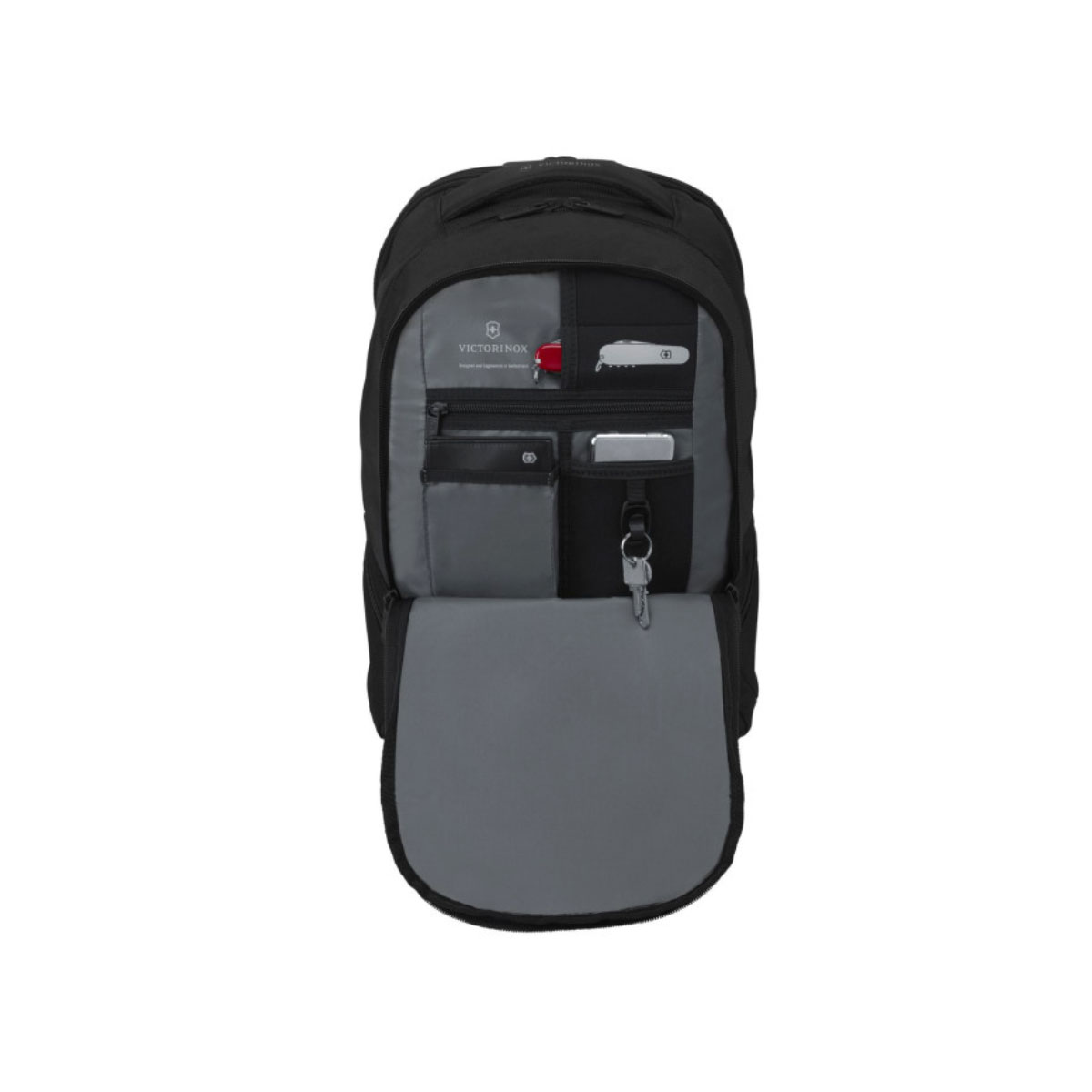 Mochila con almacenamiento multifuncional Vx Sport EVO Deluxe, color Negro, Victorinox