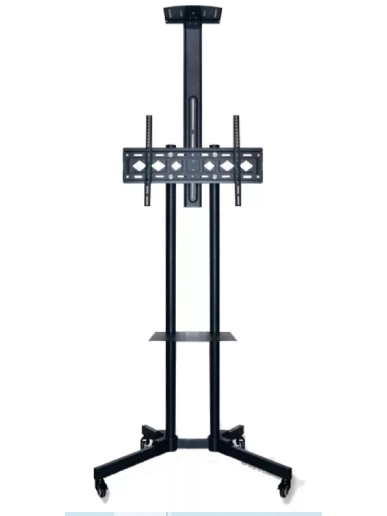 Soporte Tv a Piso Movil Para TV de 36 a 65 Pulgadas Repisas incluidas