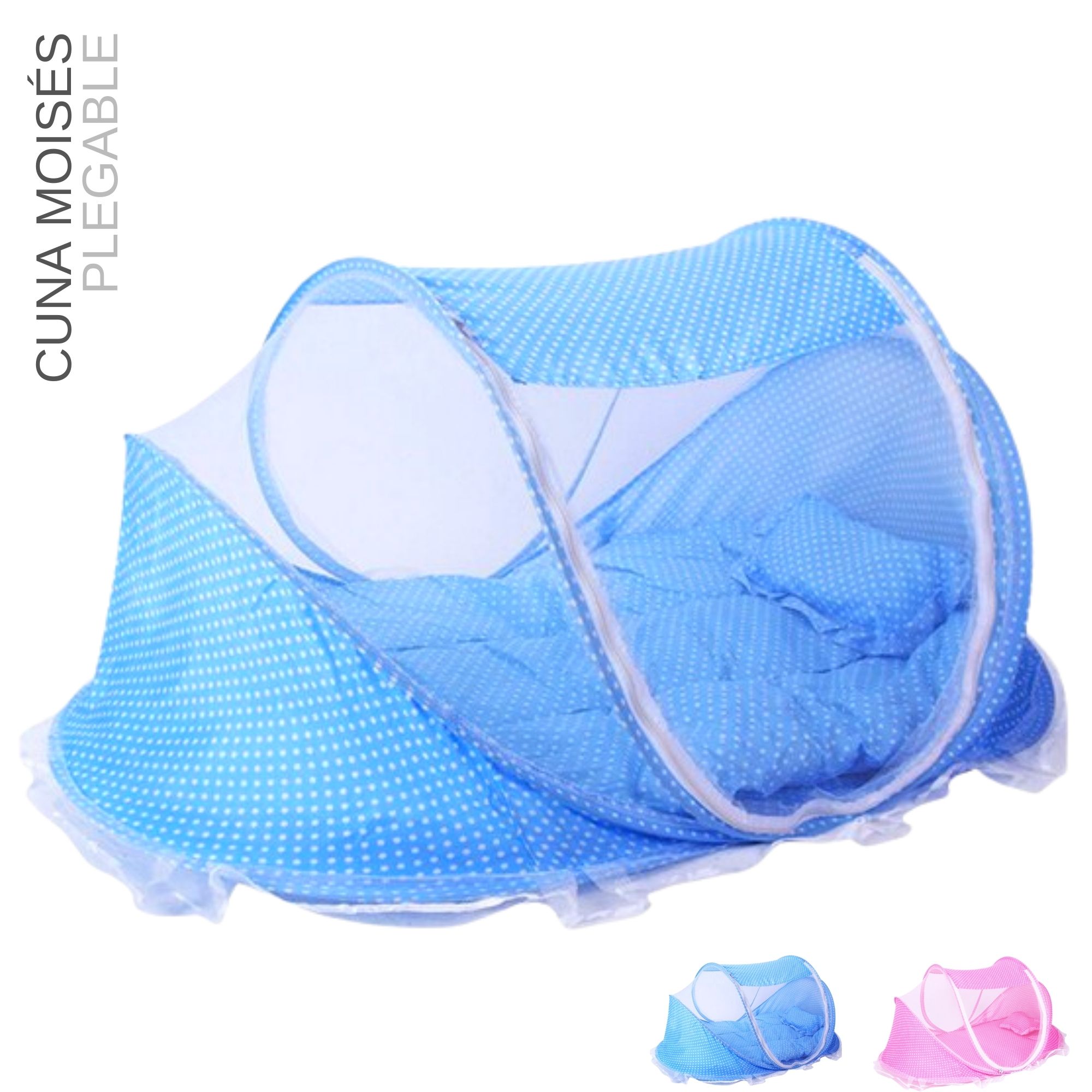 Cuna Moisés Plegable Portátil Mosquitero Bebe Colchon JL107