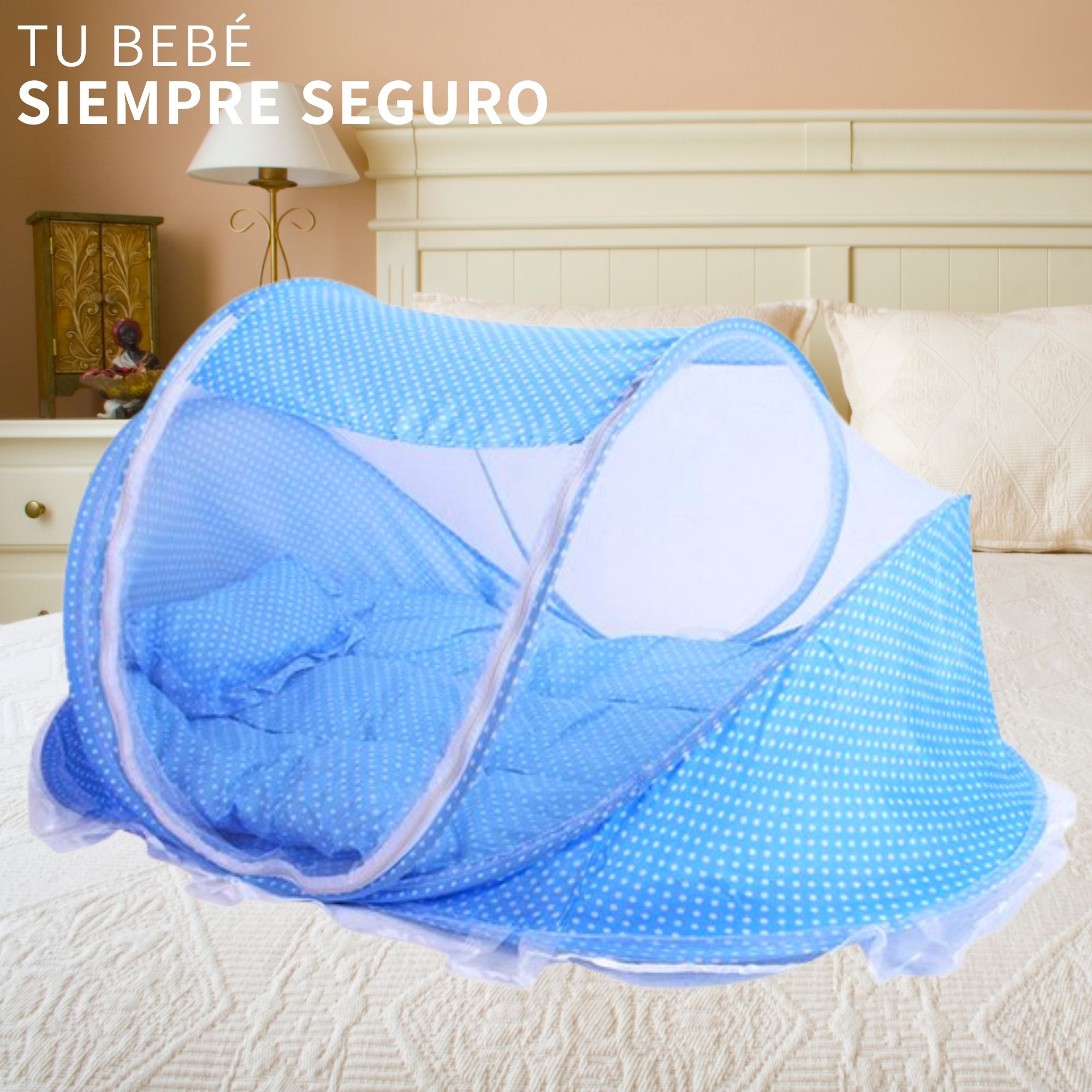 Cuna Moisés Plegable Portátil Mosquitero Bebe Colchon JL107