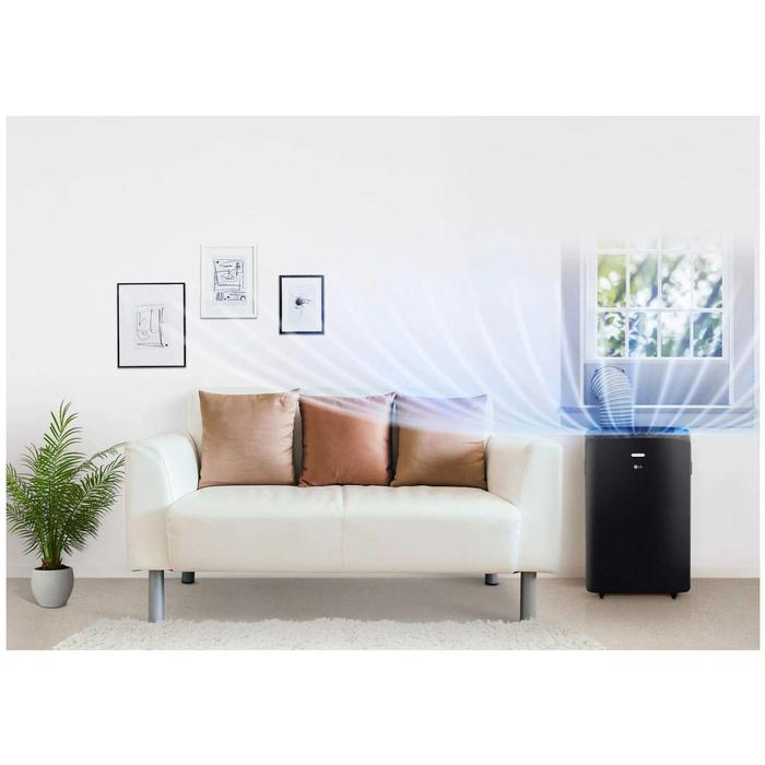 Aire Acondicionado Portátil Frío, MXOLT-001-15, 12000BTU, 1,0Ton, 373m³/hr, R410A, 110V, 1F, 60Hz, 12A, 8,4EER, 51dB, Solo Frío, c/ control remoto, Gris Oscuro,, ColdPort