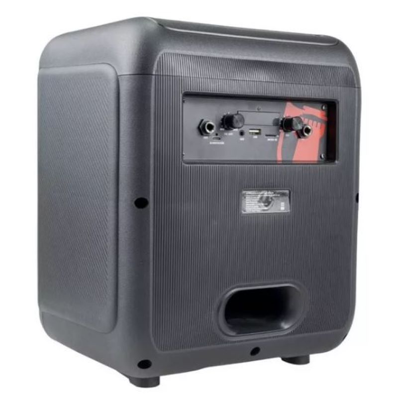 Bocina Portatil Kaiser KSW-3008 Conexión Bluetooth y Luz LED Flama