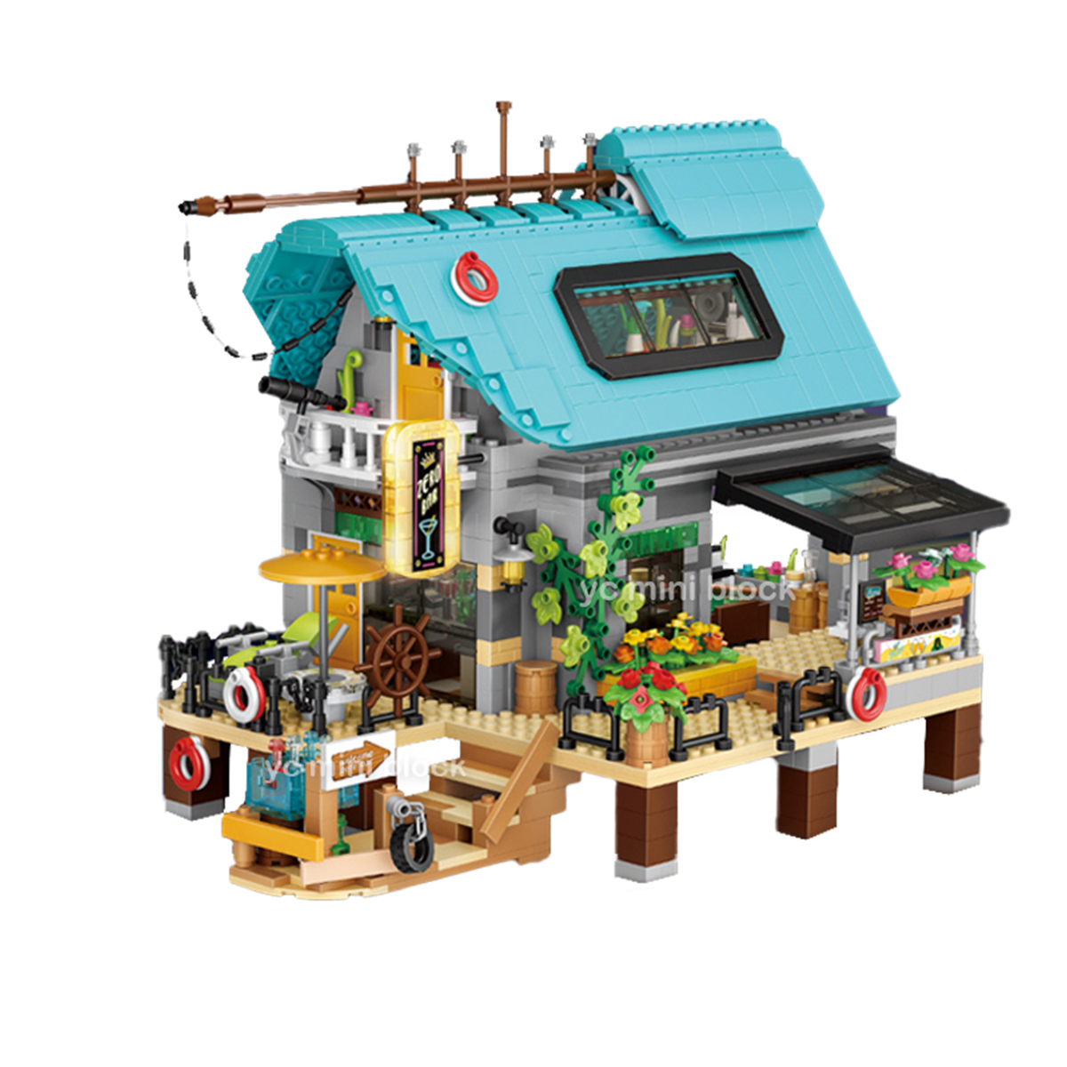 Bar Zero Loz bloques Construcción Juguete Decoración Niños