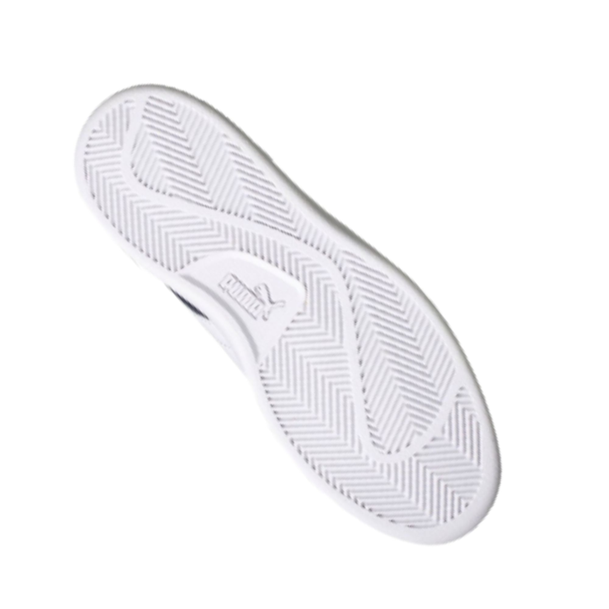 Tenis Puma Smash V2 L Azul Marino con Blanco Rojo Junior Originales 36517013