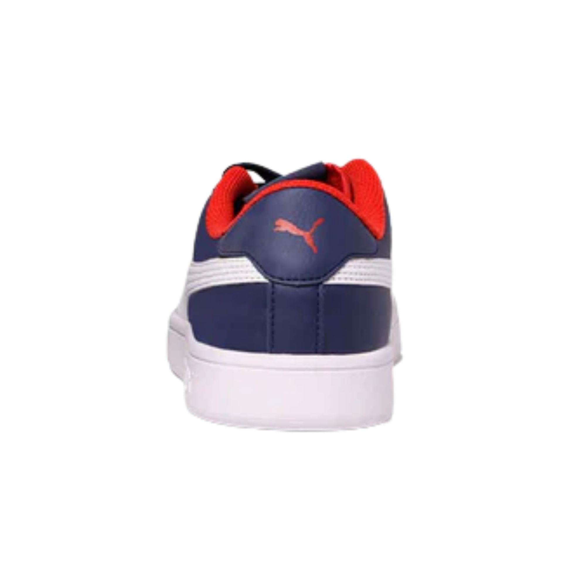 Tenis Puma Smash V2 L Azul Marino con Blanco Rojo Junior Originales 36517013